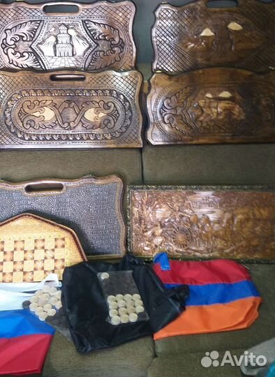 Нарды шахматы ручной работы