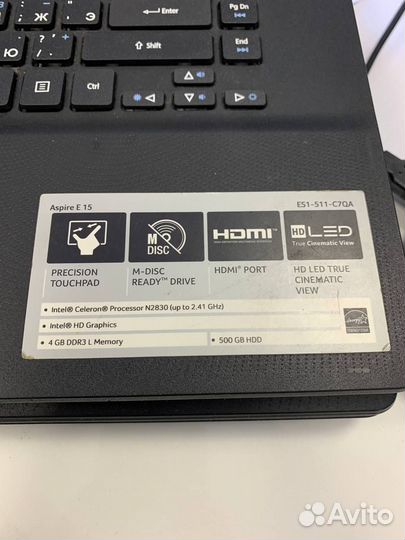 Ноутбук Acer Aspire E15 (Celeron/ 4gb ram/ 500gb)