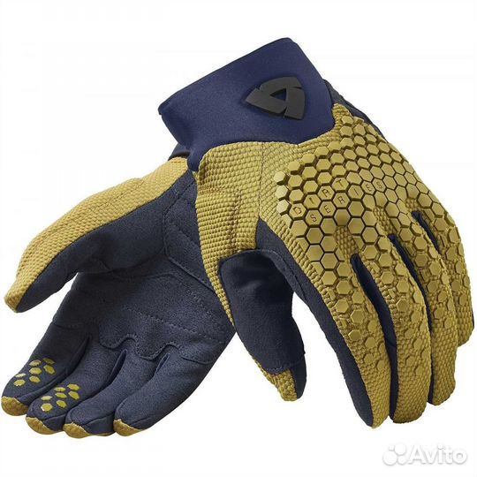 Rev'it massif Certified Summer Motorcycle мотоперчатки Yellow Ocher