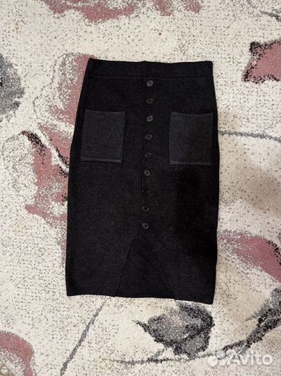 Юбка вязаная длинная