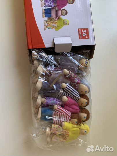 Деревянные куклы развивающие игрушки новые