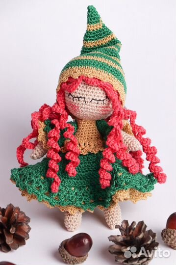 Новогодний подарок Кукла Эльф