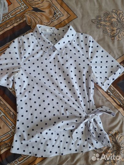 Блузка женская в горошек 40-42