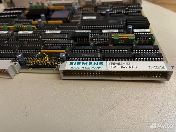 Ретро плата siemens AMS-M16 с процессором intel