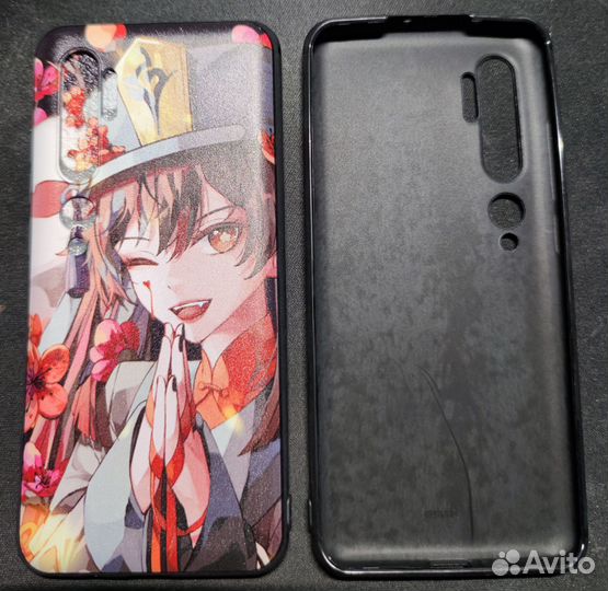 Чехол в стиле Genshin Impact для Mi Note 10 / Pro