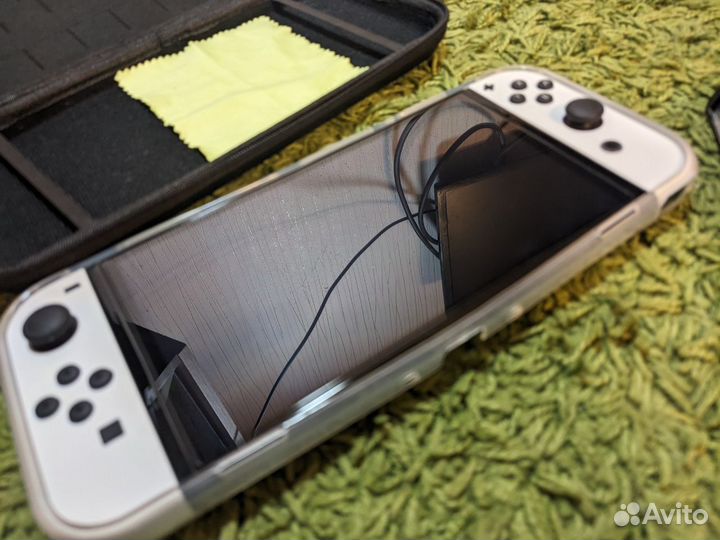 Oled прошитый 1tb nintendo switch полный комплект