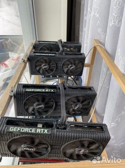 Риг rtx 3060 12gb x4