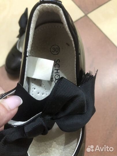 Туфли для девочки черные