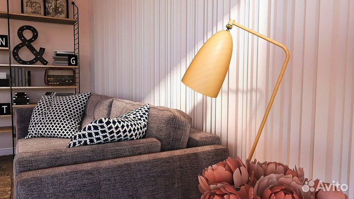 Гипсовая 3D панель Зигзаг