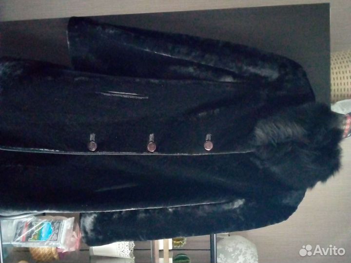 Шуба черная новая