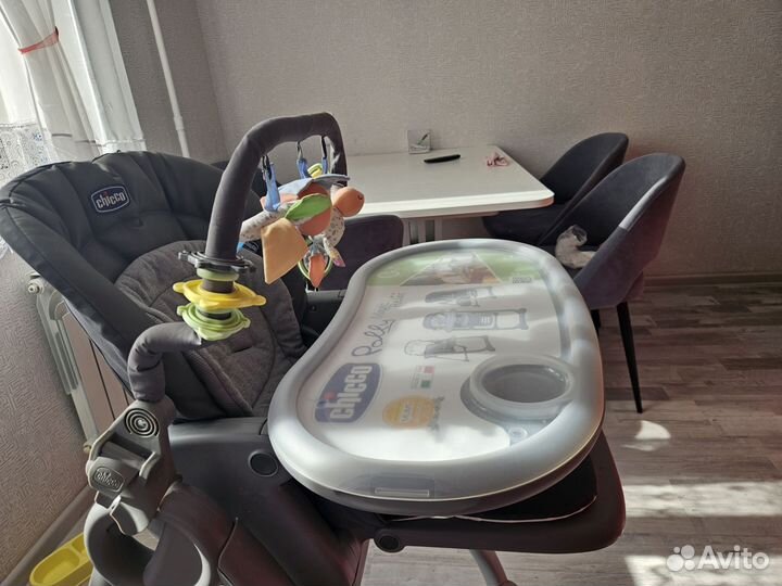 Стульчик для кормления chicco polly magic relax