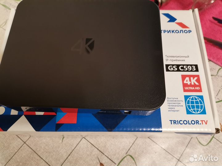 Ip tv Триколор GS C593 4к приставка