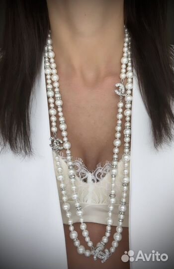 Chanel колье бусы премиум