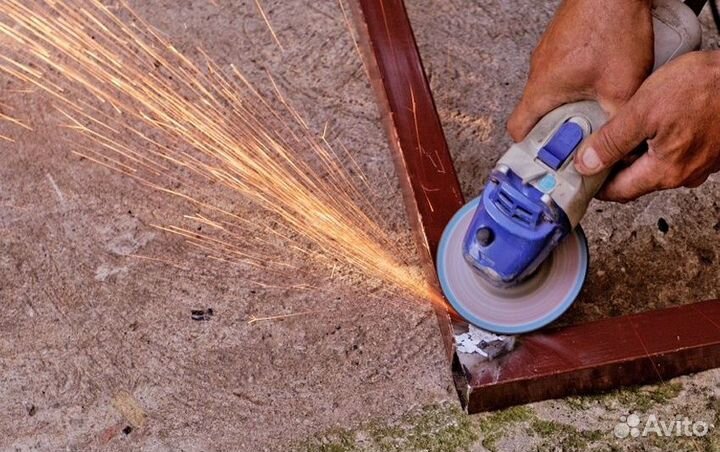 Работа зачистка болгаркой