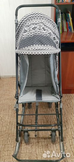 Детские санки коляска