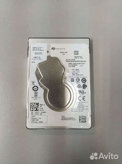 1Tb Seagate Mobile HDD (ST1000LM035) для ноутбука
