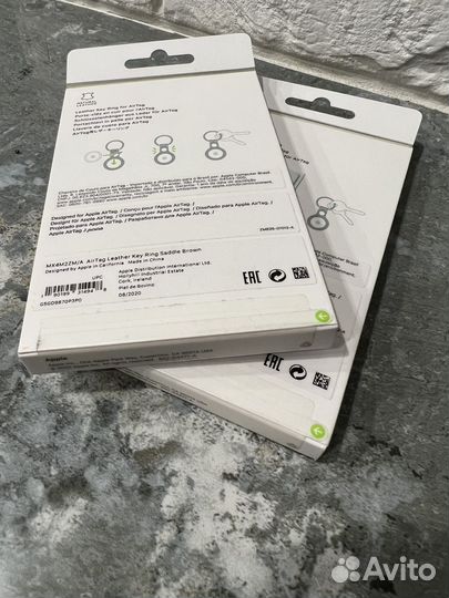 Кожаный брелок Apple AirTag. Новый. Оригинал