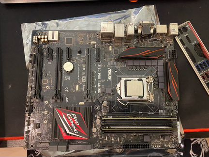 Процессор I5 6600k + asus z170pro + 16gb