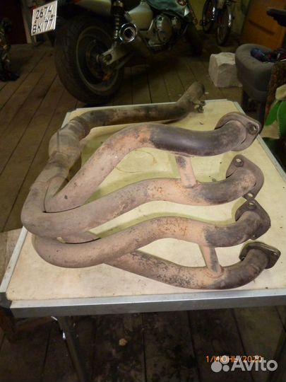 Кавасаки ниндзя ZX6R 2006г выпускная труба. Штаны