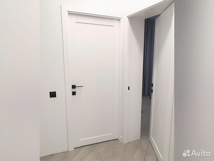 Межкомнатные двери глухие эко шпон