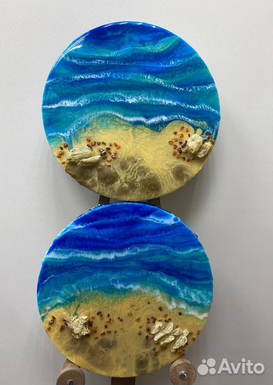 Мастер-класс по эпоксидной смоле «Море»