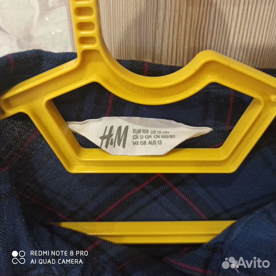 Рубашка для девочки размер 152/158 фирма нм