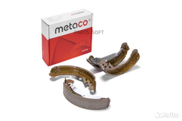 Metaco 3020029 Колодки тормозные opel astra/vectra