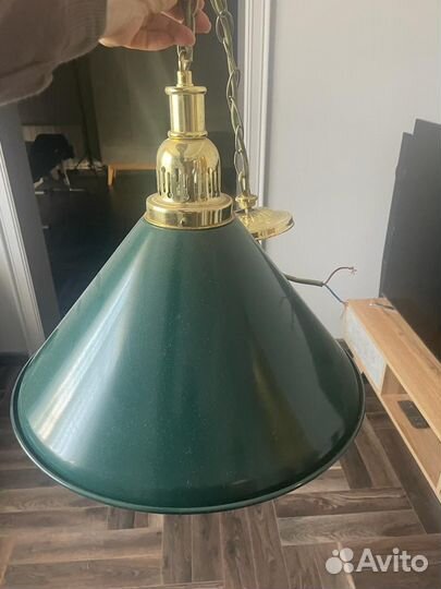 Два светильника подвесных для бильярда