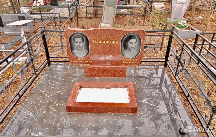 Установка памятников гранит и мрамор