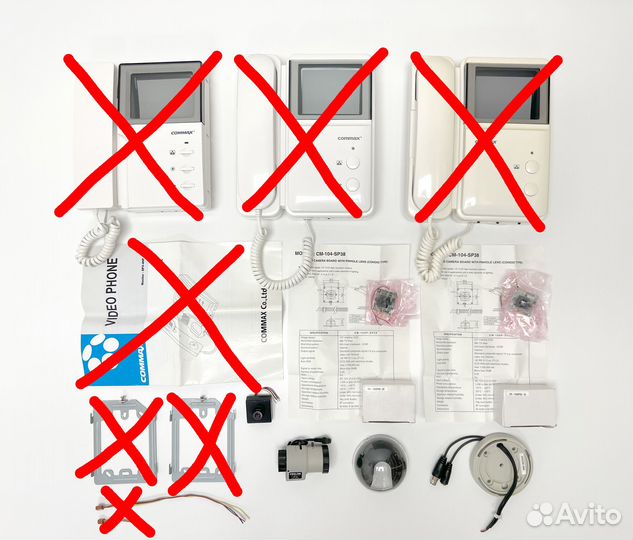 Домофон Commax, камеры, вызывая панель