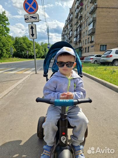 Велосипед трехколесный QPlay rito plus