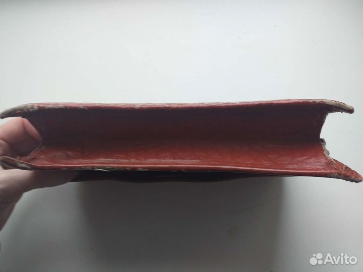 Сумка клатч нат кожа винтаж 50-е
