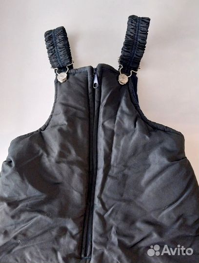 Очень теплый полукомбез на мальчика размер 98