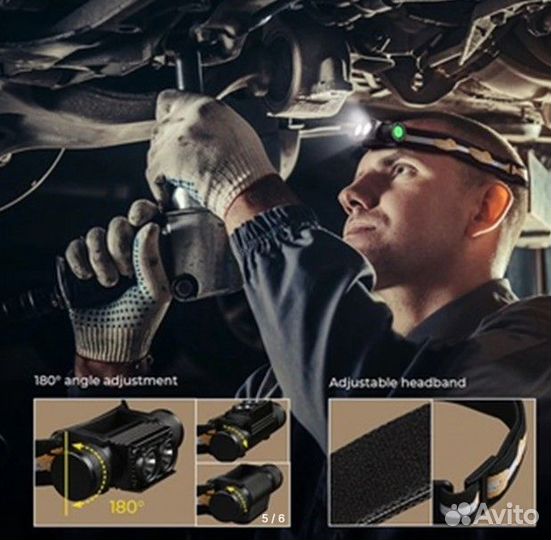 Фонарь налобный