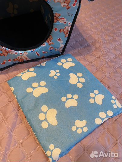 Лежанка домик для собаки