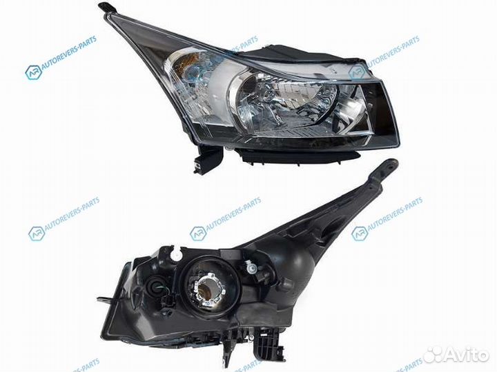 ST-235-1110R Фара chevrolet cruze 09- RH чёрная