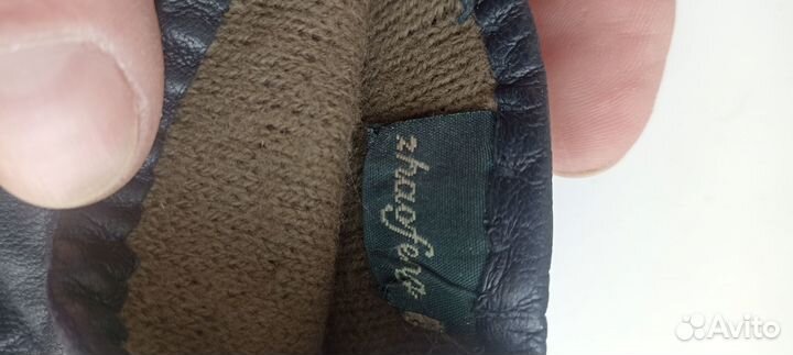 Перчатки женские кожаные