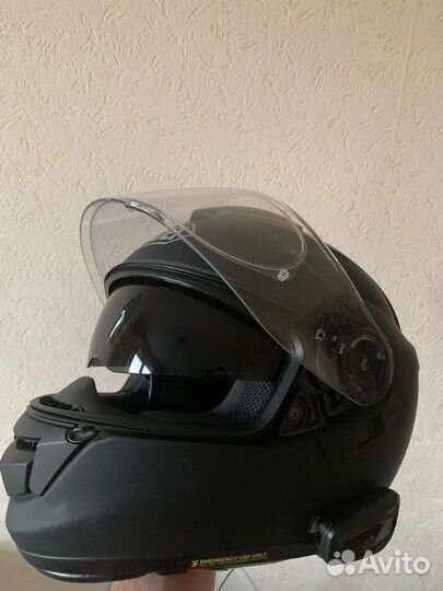 Мотоэкипировка / Шлем shoei с блютуз гарнит/ бу