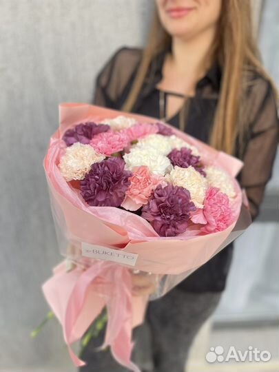 Букет из гвоздик