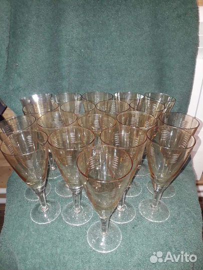 Фужеры хрустальные СССР