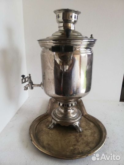 Самовар поднос труба