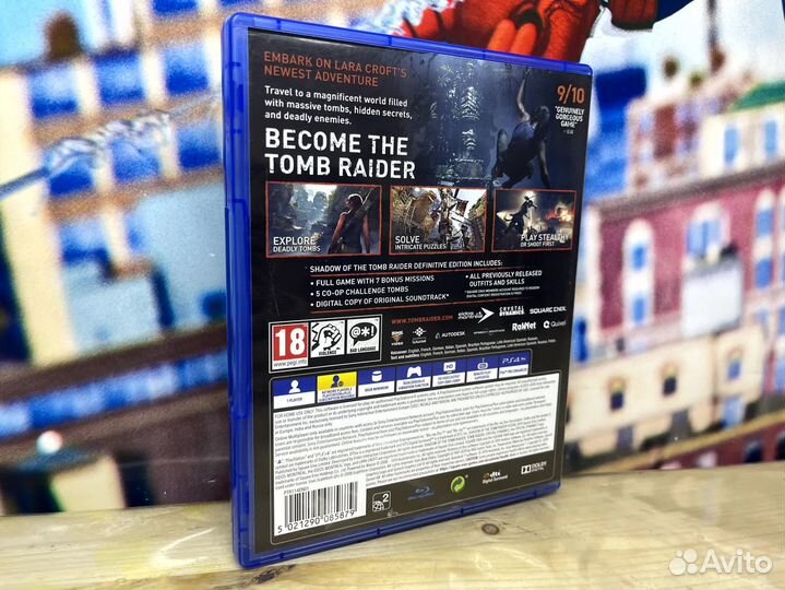 Игра PS4 Shadow of the Tomb Rider Definitive диск