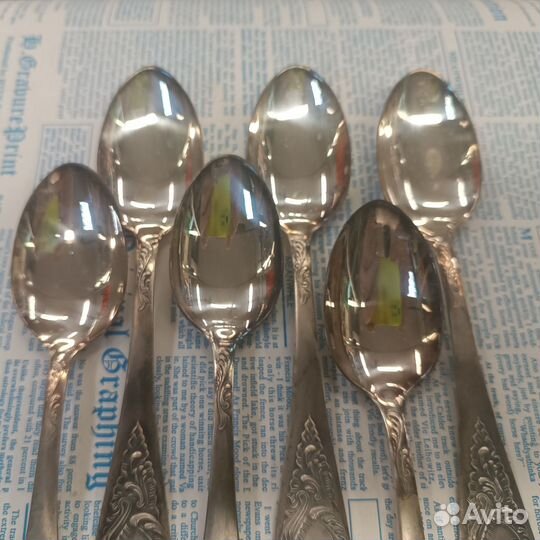 Набор мельхиоровых ложек СССР