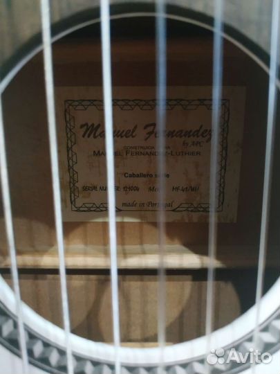Классическая гитара Manuel Fernandez (массив ели)