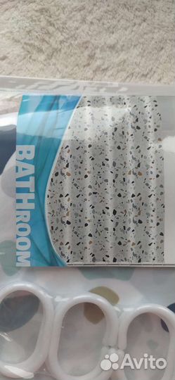 Новая занавеска для ванной,размер 180 180