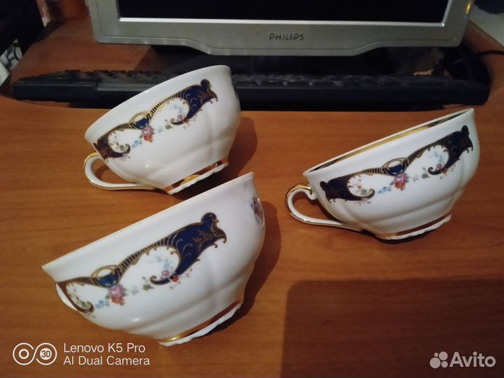 Чашки и молочник Чехословакия времён СССР