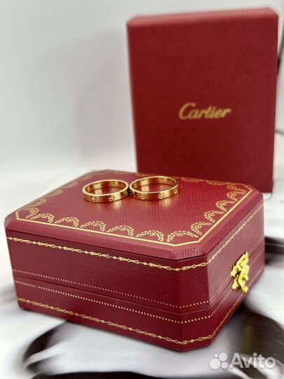 Обручальные золотые кольца Cartier Love