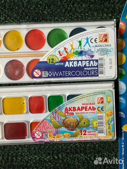 Акварель 10, 12 цв