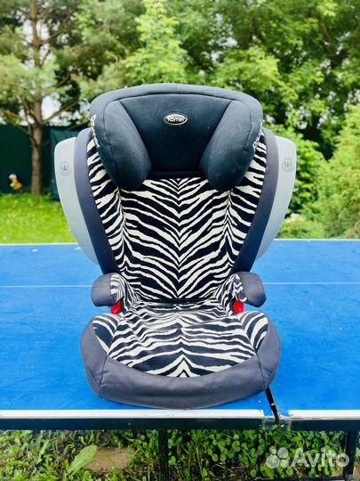 Детское автокресло britax romer 15-36 кг Zebra