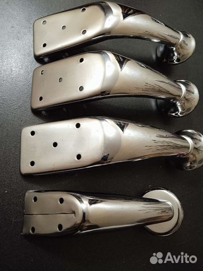 Мебельные ножки металлические, хром